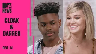 Olivia Holt & Aubrey Joseph of 'Cloak & Dagger' Play 'Dive In' | MTV News