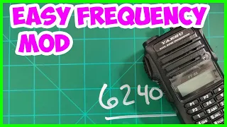 How to Mod Yaesu FT-65R MARS Mod / Frequency Mod - In Two Minutes or Less