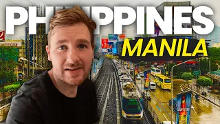 My FIRST IMPRESSIONS of the Philippines! 🇵🇭 Manila (UNBELIEVABLE)