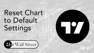 How To Reset TradingView Chart To Default Layout