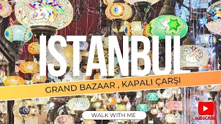 "Grand bazaar(kapalı çarşı) in Istanbul: A Pathway to a World of Elegance and Art."