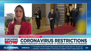 Coronavirus restrictions: French president Macron to give tv address on impact of pandemic