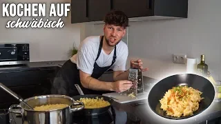 Kochen auf Schwäbisch I Lecker Hausgemachte Käsespätzle 👨‍🍳 (10. min fertig)