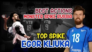 Brutal Spike EGOR KLIUKA !!  Monster of the Vertical Jump dari Russia