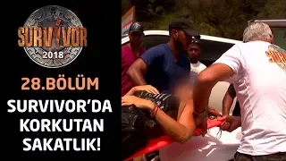 İpek'in korkutan sakatlığı! Hastaneye kaldırıldı...| 28.Bölüm | Survivor 2018