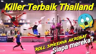 Roll spike slow motion ||•killer spike terbaik yang dimiliki Thailand•||