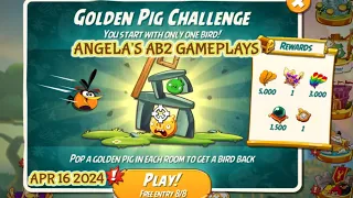 Angry birds 2 The golden pig challenge @ Daily Challenge today 16/04/2024 - 17/04/2024