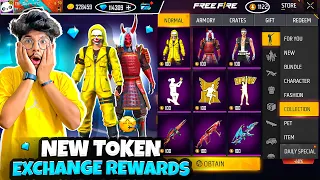 Free Fire New Exchange Store I Got Blue Criminal Red M1014 And 9999Diamonds💎😍 -Garena Free Fire