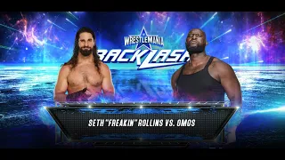 WWE 2K23  Gameplay | Seth Rollins vs Omos | WrestleMania (4k 60FPS)