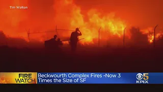 Beckwourth Complex Fires Grow To 3 Times The Size Of San Francisco