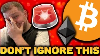 🚨 YOU CAN’T IGNORE THESE WARNING SIGNS FOR BITCOIN RIGHT NOW!!!!!!!  [last chance]