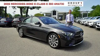 2022 Mercedes-Benz E-Class E 350 4MATIC Sedan | Video Tour with Spencer