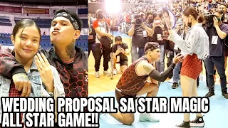 Zeus Collins WEDDING PROPOSAL Sa GF Na Si Myka Pauline Redondo Sa STARMAGIC ALL STAR GAME!!!