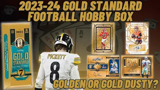 I LOVE GOLD!!! + 1K SUBSCRIBER GIVEAWAY || 2023-24 Panini Gold Standard Football Hobby Box Review