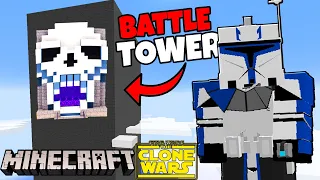 Captain Rex's 501st BATTLE TOWER Defense! - Minecraft: Star Wars Clone Wars Survival Mod