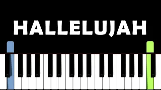 Hallelujah EASY BEGINNER Piano Tutorial | Leonard Cohen