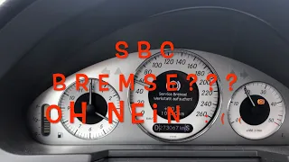Mercedes SBC Bremse defekt 🤷‍♂️ ??? Hat es mich nun auch erwischt 👎😒