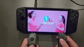 Nintendo Switch RGB Gamepad JoyCon & JoyGrip / Lenovo Legion Go Test