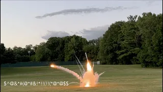 How Not to Land a TVC Model Rocket