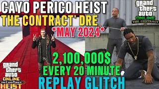 *MAY 2024* Cayo Perico Heist, The Contract'dre, Replay Glitch GTA Online #gtaonline #cayopericoheist