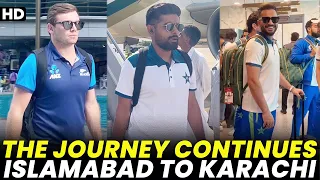 The Journey Continues! From Islamabad to Karachi For The Final Leg Of #PAKvNZ ODI Series | PCB|M2B2