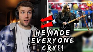 CHRIS STAPLETON TOOK OVER SUPER BOWL LVII!! | Sings The National Anthem (Reaction)