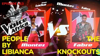 Wow!! Linda Montez Vs Fabre Rakotozafy the Voice Africa 2023 Battles || People by Libianca  ||
