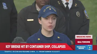 Baltimore bridge collapse: U.S. Coast Guard give update on search and rescue