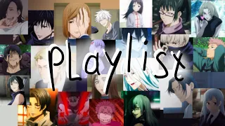 jujutsu kaisen playlist / хеды на голоса персонажей
