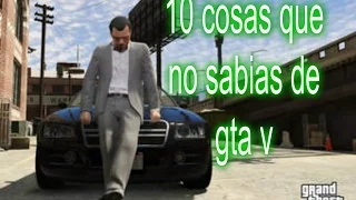 10 cosas que no sabias de gta v