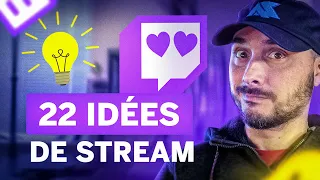 22 Idées de Stream pour Grandir sur Twitch