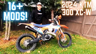 '24 KTM 300 XC-W  |  Hare Scramble / Enduro Mods!