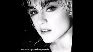 Madonna : PAPA Don't Preach : Cassette Tape Audio Version :