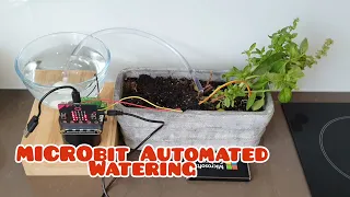 Microbit Automated Watering #microbit #plants