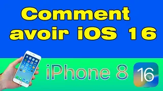 Comment faire la mise à jour iOS 16 iPhone 8
