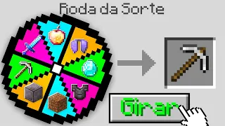 LOTERIA de ITENS no Minecraft! Quem teve mais SORTE?! 🍀