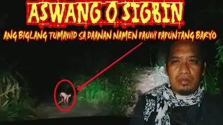 Part17.KAKAIBANG NILALANG NA TUMAWID SA KALSADA SIGBIN KAYA O ASWANG  kayo na humosga mga idol