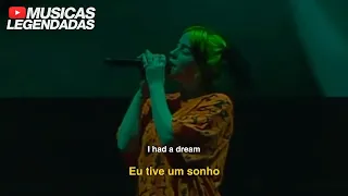 (Ao vivo, Show) Billie Eilish - everything i wanted (Legendado | Lyrics + Tradução)