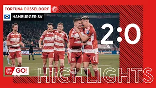 HIGHLIGHTS | Fortuna Düsseldorf vs. Hamburger SV 2:0 | Heimsieg!