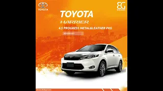 Toyota Harrier 4.5 PROGRESS METAL & LEATHER Package 2017