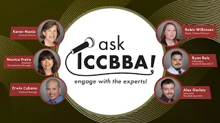 Ask ICCBBA 2024 Q&A Live Event | Ask the Experts!