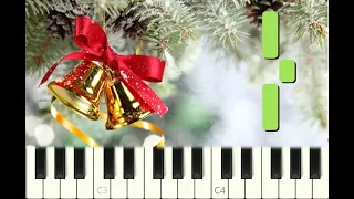 piano tutorial "CAROL OF THE BELLS / Chtchedryk", Christmas song, with free shet music (pdf)