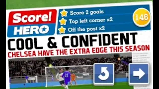 Score Hero Level 146 (3 Stars) Walkthrough - Chelsea FC vs Totenham Hotspur