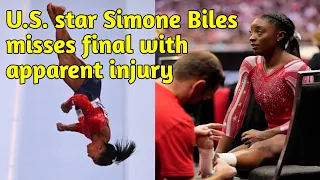 Russians win women’s gymnastics gold as U.S. star Simone Biles misses final with apparent injury
