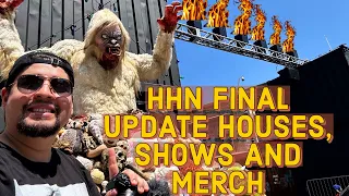 THE FINAL HHN HOLLYWOOD 2023 UPDATE |FULL MERCH, HOUSES AND SHOWS FOR THIS YEAR|