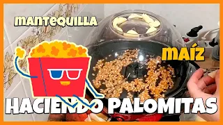 HACER PALOMITAS 🍿 con máquina palomitera 📽️