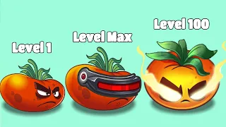 PvZ 2 All Plants Level 1 vs Level Max vs Level 100 VS Mummified Gargantuar Zombie