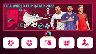 eFootball 2023 PPSSPP Chelito 19 | PES 2023 PSP C19 FIFA World Cup Qatar Special Update Graphics 4k