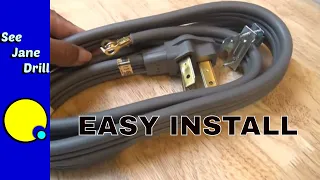 How to Install a 3 Prong Power Cord on an Electric Stove/Range