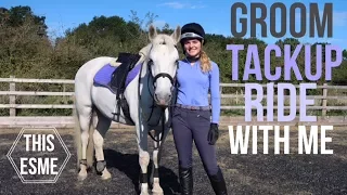 Groom and Tack up with me for Showjumping | Talk through | This Esme